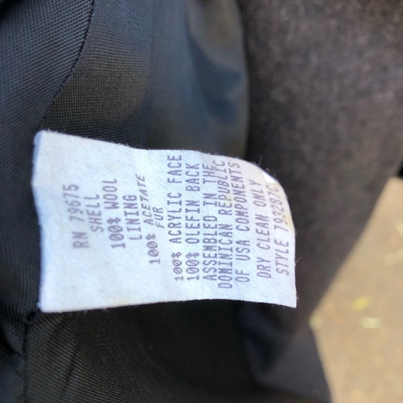 NW Albert Nipon America Made Wool&Fur Coat, Sz 8P - Picture 13 of 16